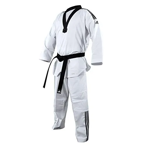 Dobok Taekwondo Adidas Adi-Fighter 3 Collo Nero (200)