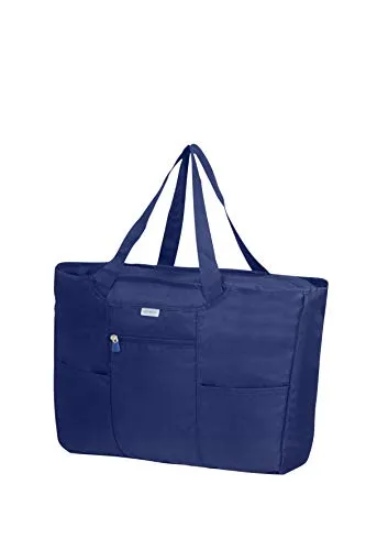Samsonite Global Travel Accessories - Foldable Shopping Tote da viaggio 39 centimeters 1 Blu (Midnight Blue)