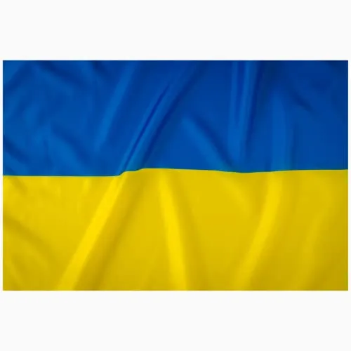 Bandiera bianca blu bianca - bandiera dell'opposizione o bandiera contro la guerra Russia di dimensioni 90x150 cm con occhielli in ottone e cuciture rinforzate | Peso del tessuto 100 g/m²
