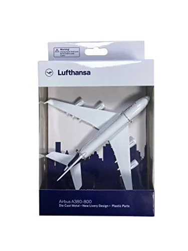 Limox Toys Lufthansa Airbus A380 Aereo per bambini nei nuovi colori Lufthansa