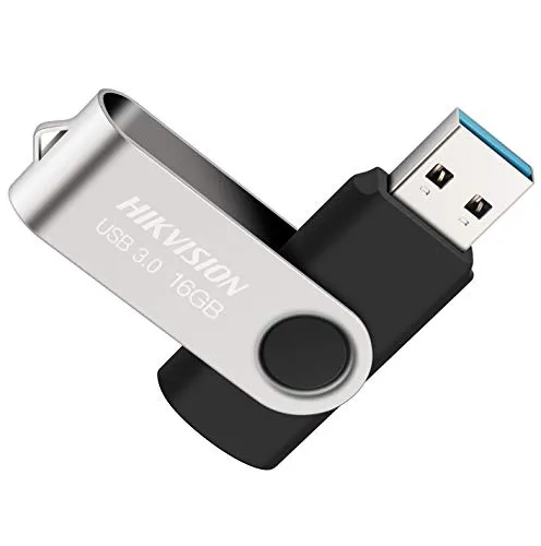 HIKVISION Chiavetta USB 3.0 64GB Pen Drive Rotazione a 360 °, Velocità di Lettura fino a 130 MB/s,Flash Drive Thumb Drive Memory Stick Portatile Pennetta USB
