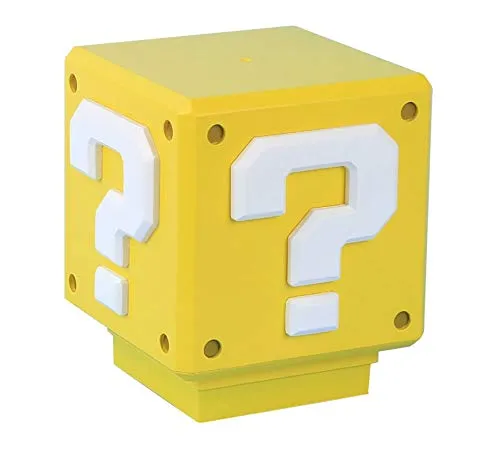 Paladone Lampada Super Mario Question Block