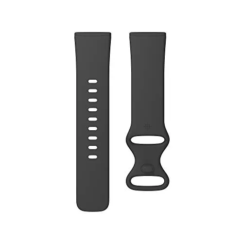 Fitbit Versa 3/Sense Cinturino per Orologio Unisex-Adult, Black, Small