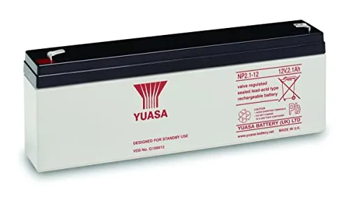 Yuasa NP2.1-12 piombo acido (VRLA) 2.1Ah 12V batteria UPS