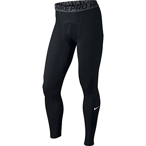 Nike Cool Tight, Pantaloni lunghi a compressione Uomo, Nero (Black/Dark Grey/White), L