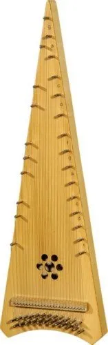 SALTERIO DE ARCO - Hora (D1004) Soprano (Madera de Abeto) Con funda (Arco y LLave de Afinacion)