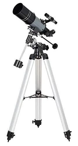 Levenhuk Blitz 80S PLUS Potente Telescopio Rifrattore Da 80 mm a Corta Focale Con Treppiede e Un Ampio Set Di Accessori