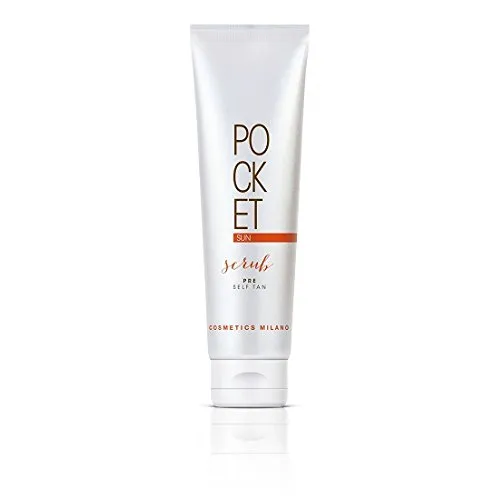 Pocket Sun Scrub Face & Body Pre Self Tan Exfoliant - 150 Millilitri