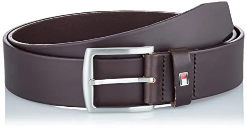 Tommy Hilfiger New Denton Belt 4.0 Cintura, Marrone (Testa di Moro), 10 (Taglia produttore: 110 cm) Uomo
