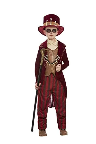 SMIFFYS Witch Doctor Voodoo-Costume da dottore da strega ragazzi, Rosso, M-7-9 Years, 63099M