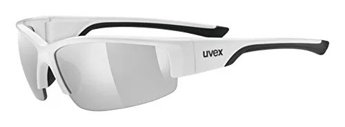 Uvex SGL 215 - Occhiali da ciclismo, Bianco/Nero