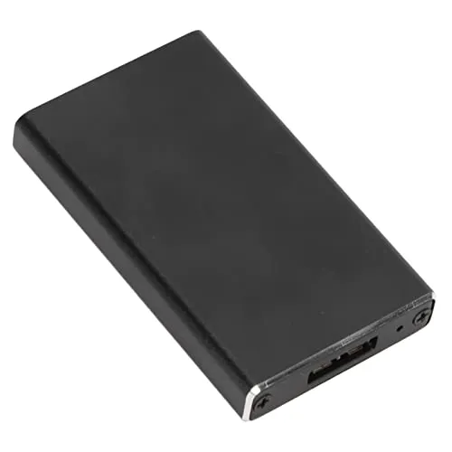 MSATA03 Mobile Hard Disk Box,Enclosure HDD Esterno USB3.0 in Lega di Alluminio,Trasmissione Veloce da 6GB,Fino a 1TB di Memoria di Massa,Plug And Play,per Windows XP/Vista/7/8/10,per OS X 8.6,Linux