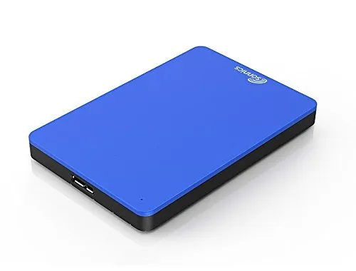 Sonnics, hard disk esterno, 2,5", blu, con porta USB 3.0, super velocità di trasferimento per uso con Windows, Mac della Apple, Smart TV, Xbox One e Android TV Box, FAT32 BLUE 320 GB