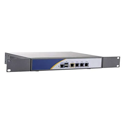 Partaker Firewall Appliance Mikrotik PFSense Security Network Router with Com 4 Ethernet D525 2G RAM 32G SSD R1