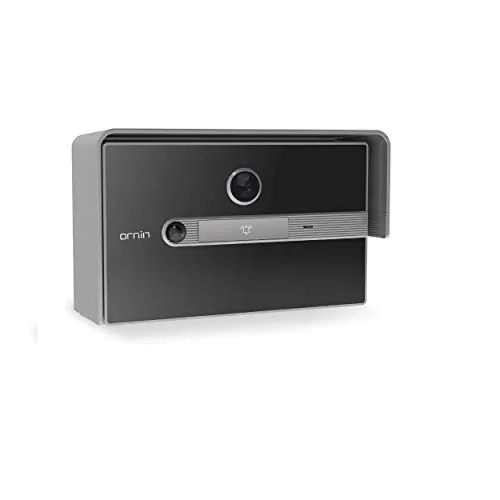 Ornin WiFi Video Doorbell | Kit videocitofono con Chime e trasformatore, video HD 1080p, rilevazione di movimento PIR, comunicazione bidirezionale, IP65 resistente alle intemperie. (Grigio)