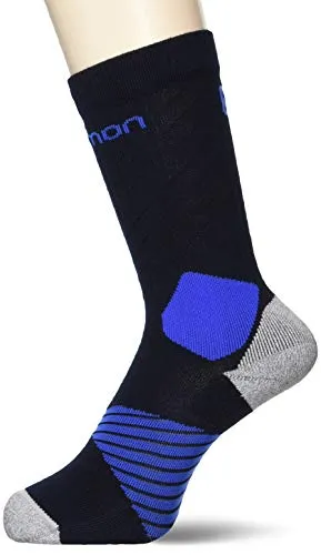 Salomon XA PRO, LC1129800 1 Paio di Calze di Lunghezza Media, Unisex, Poliamide/Poliestere, Nero/Blu (Night Sky/Nautical Blue), L (42-44)