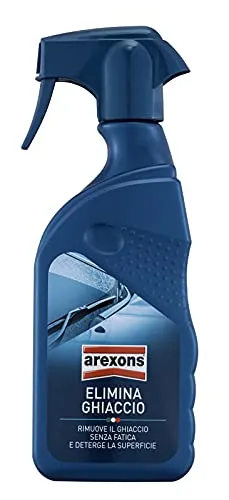 Arexons Cura Auto, Elimina Ghiaccio No Gas 500 ml, Spray auto per avviamento, Adatto per accensione di motori durante la stagione invernale