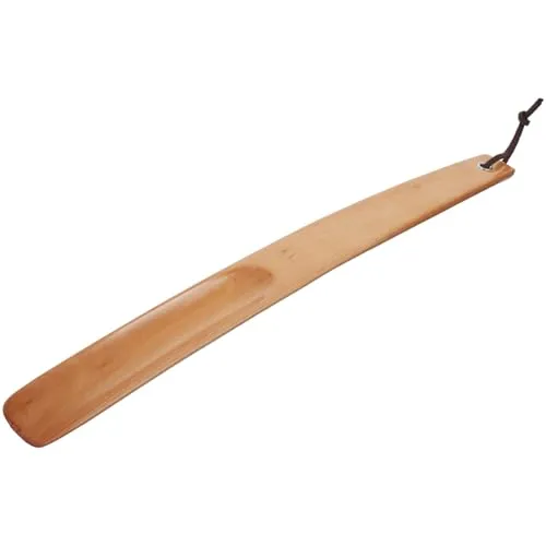 SUPVOX - Calzascarpe in legno di faggio, con manico lungo, forma stretta per uomo donna (legno forte)