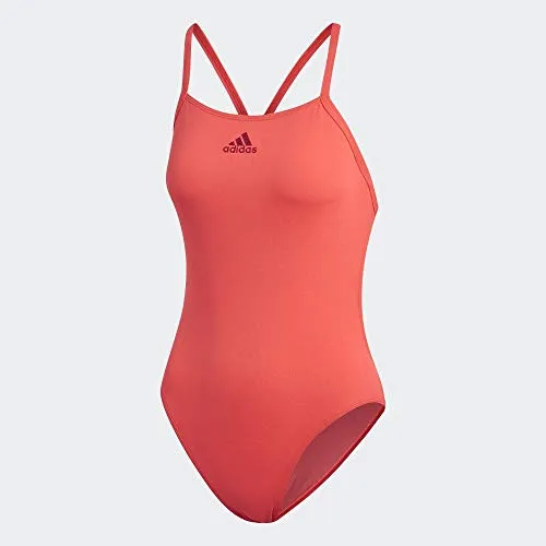 adidas Perf Swim Inf+, Costume da Nuoto Donna, Shock Red/Active Maroon, 38
