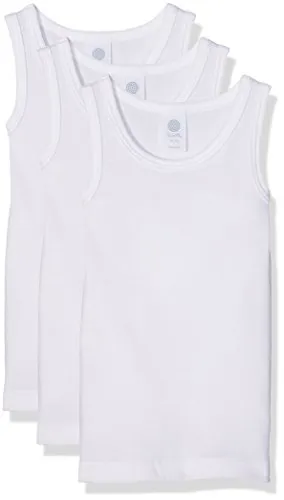 Sanetta 333735 T-Shirt, Bianco (White 10), 140 cm (Pacco da 3) Bambino