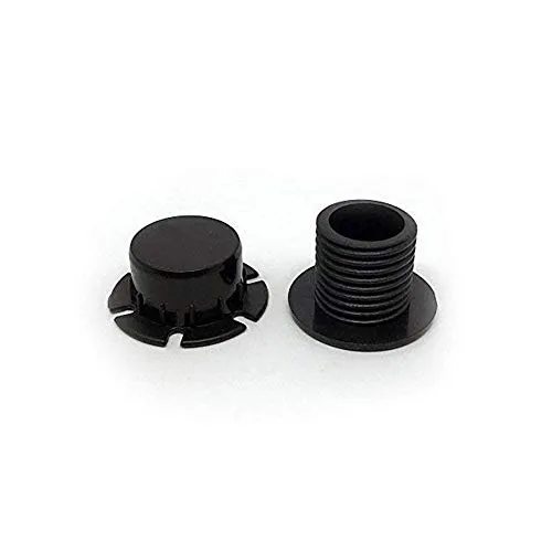 Vento Kit tappi e viti per manici borse Obag (Black)