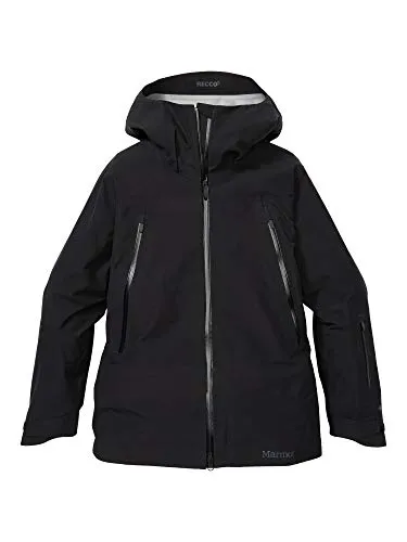 Marmot Wm's Spire Jacket, Giacca da Neve Rigida, Abbigliamento per Sci E Snowboard, Antivento, Impermeabile, Traspirante Donna, Black, XL