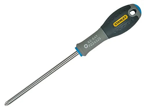 Stanley FMHT0-62647 Cacciavite, Acciaio Inossidabile, 125 mm x 2, Lama Pozidriv