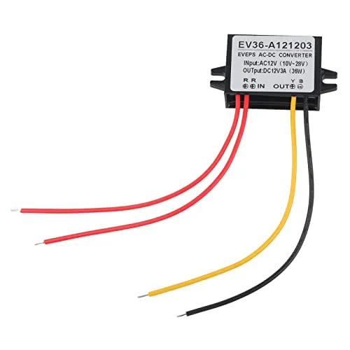 Convertitore Buck da 10-28 V a DC 12V Convertitore AC-DC Buck Modulo di Alimentazione per Schermo Auto e Telecamera di Monitoraggio (3A)