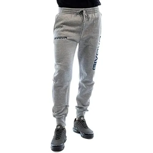 Panta King Felpa (Moon) Grigio Chiaro/Blu