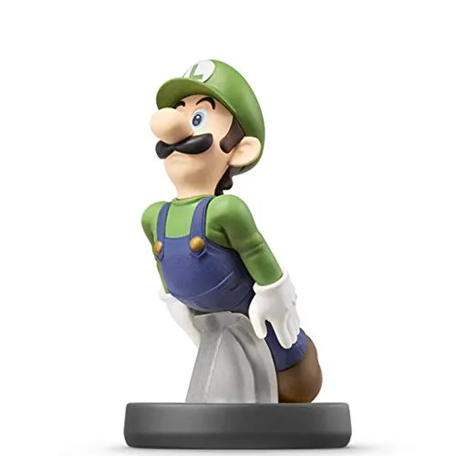 Xqwo Super Smash Bros. Amiibo: Luigi Figurine!Super Smash Bros. Action Figure della Serie di Gioco Masterpiece Figura raccoglibile da Super Marior Giappone Import (Wii U / 3DS / Switch)