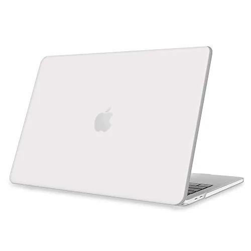 FINTIE Custodia per MacBook PRO 13 2020 - Cover Rigid Protettivo Guscio Rigido per MacBook PRO 13 A2251 / A2289 con Display Retina e Touch ID, Frost Clear