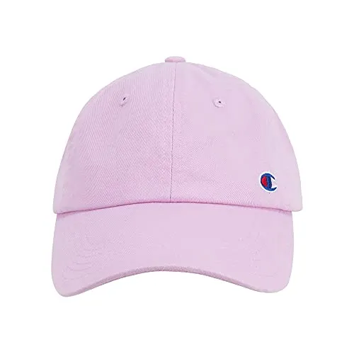 Champion Unisex Adult Dad Adjustable Cap, Medium Pink, One Size US
