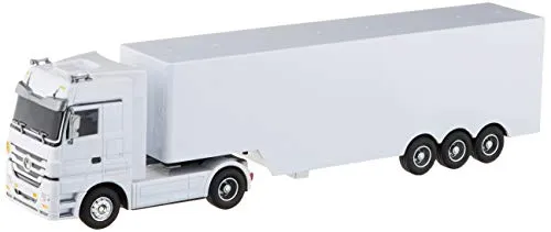 Jamara - Mercedes-Benz Actros, Giocattolo Telecomandato, Scala 1:32, 27 Mhz, Bianco, 403640