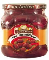 Cucina Antica - Olive Gaeta alla Siciliana - Box con 6 vasetti da 280 g ciascuno