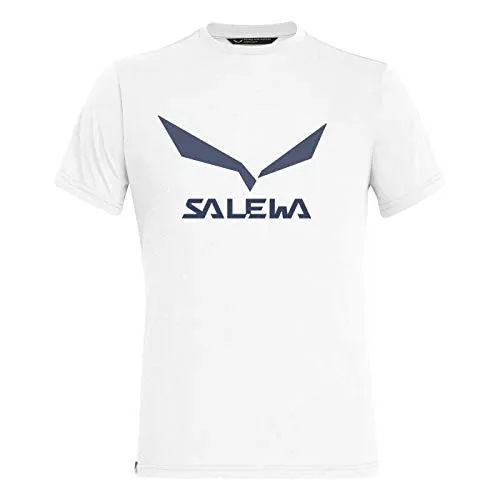 Salewa Solidlogo T-shirt, Uomo, Optical White, 48/M