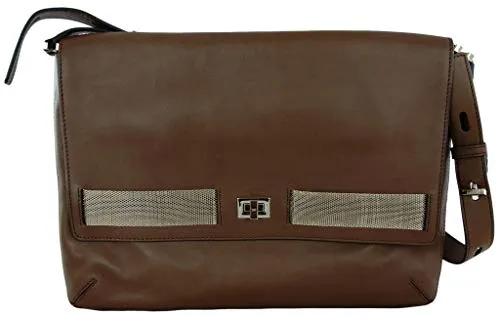 Anya Hindmarch Prancer Toffee Butter Brown Borsa a tracolla in pelle media