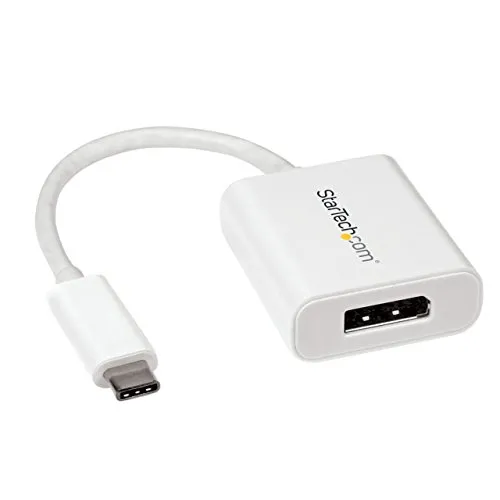 StarTech.com Adattatore video USB-C a DisplayPort - Convertitore USB Tipo-C a DP - 4k 60hz - Bianco