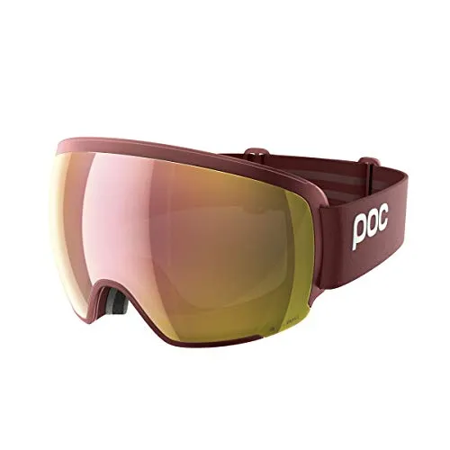 POC Orb Clarity, Maschera da Sci Alpino Unisex-Adulto, Rosso (Lactose Red/Spektris Rose Gold), Taglia Unica