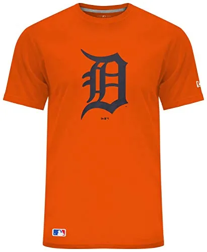 New Era - Maglietta MLB Detroit Tigers Essential, Colore: Arancione Colore: Arancione. XL