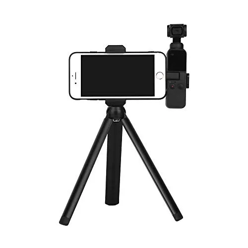 Penivo Osmo Pocket expansion kit, viaggi portatile treppiede + supporto per telefono cellulare staffa compatibile con DJI Osmo tasca fotocamera giunto cardanico accessori