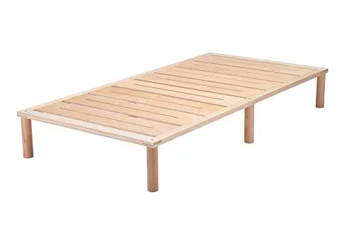 Gigapur G1 29692 - Letto con rete a doghe in legno di betulla naturale, portata fino a 195 kg, 100 x 200 cm