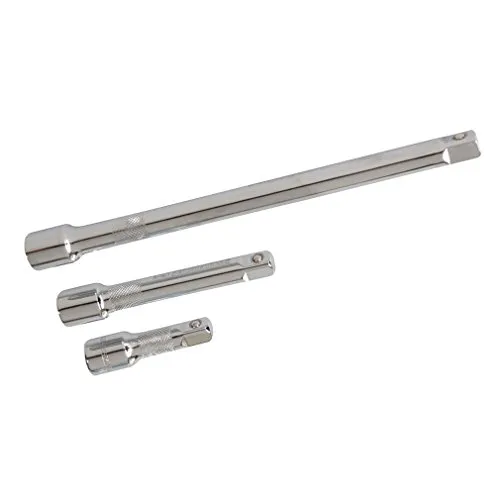 Silverline 783095 Serie di 3 Prolunghe per Cricchetto da 1/2"