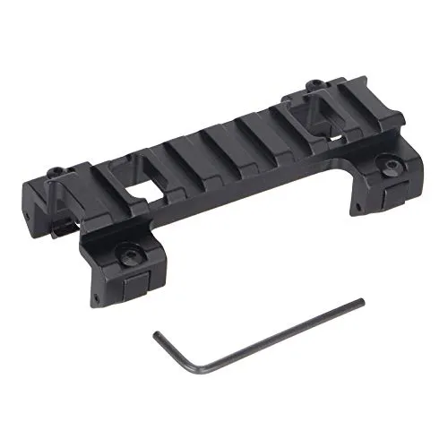 ToopMount Rail de Fusil tactique Support de Style de Griffe à Profil Bas en Aluminium 20mm Weaver/Picatinny adaptateur de Base de Montage Sur Rail pour G3 MP5