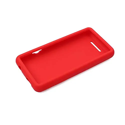Yuhtech Custodia Protettiva in Silicone per SOULCKER Lettore MP3 (Red)