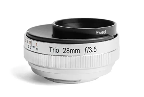 Lensbaby LB di 8 F Trio 28 per collegamento Fuji X nero