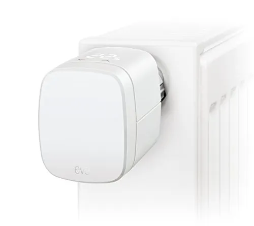 Eve Thermo Valvola Termostatica Connesa compatibile con Apple HomeKit, Bianco