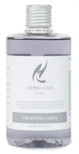 Hypno Casa - Ricarica per Diffusori a Bastoncini, 200 ml. (Orchidea Nera)