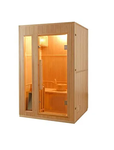 Sauna tradizionale rettangolare 2 posti modello Zen 2 Sined