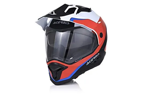 Acerbis casco reactive graffix rosso/bianco m