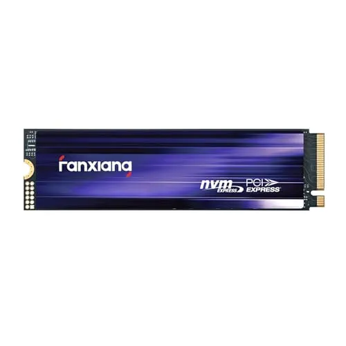 fanxiang S880 SSD 1TB PCIe 4.0 NVMe SSD M.2 2280 Unità Interna a Stato Solido - Fino a 7300 MB/s, Compatibile con Desktop e Laptop, PS5 SSD